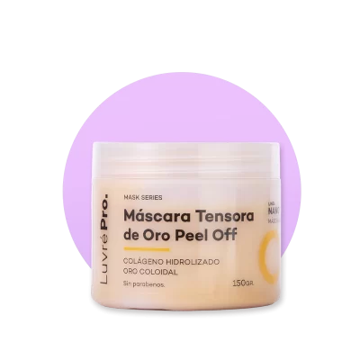 Mascara Tensora de Oro Peel Off